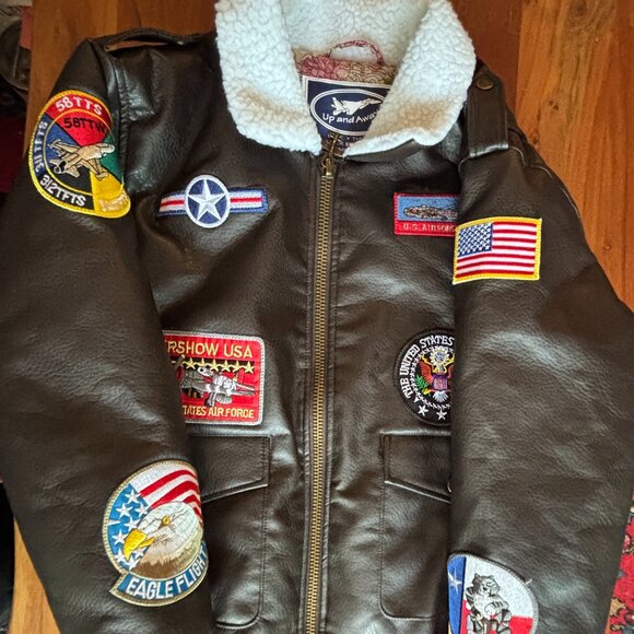 Up and Away Youth A-2 Bomber Jacket - Picture 1 of 16